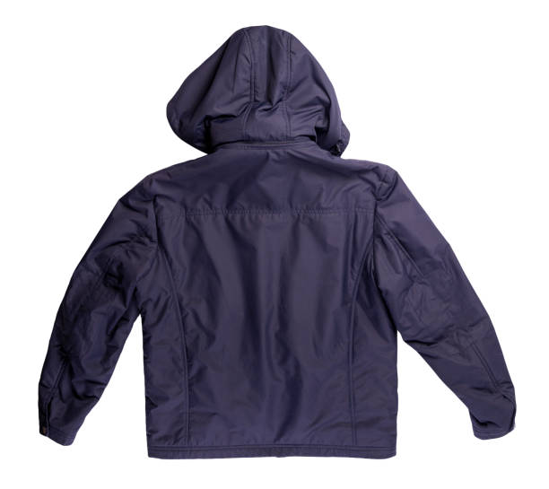 istock Men's    jacket in a hood isolated on a white background. Windbreaker jacket 1326335459
