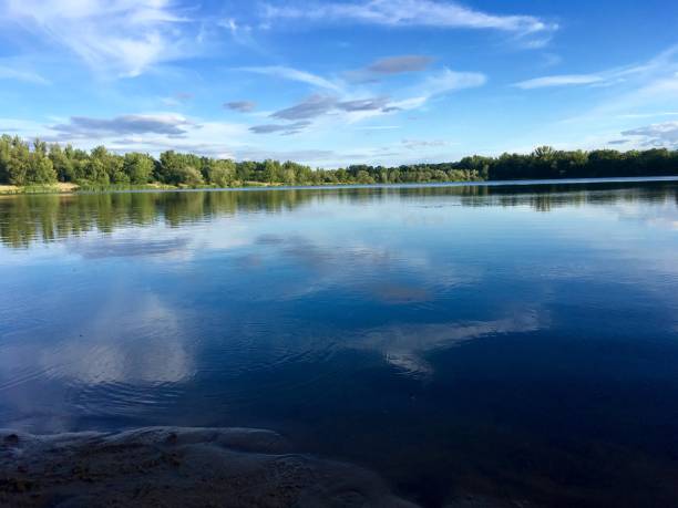 istock A blue lake in the forest 1326342652
