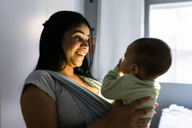 istock mother talking to baby 1326351455