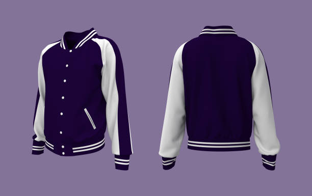 istock Sukajan baseball Jacket mockup in front, side and back views 1326352304