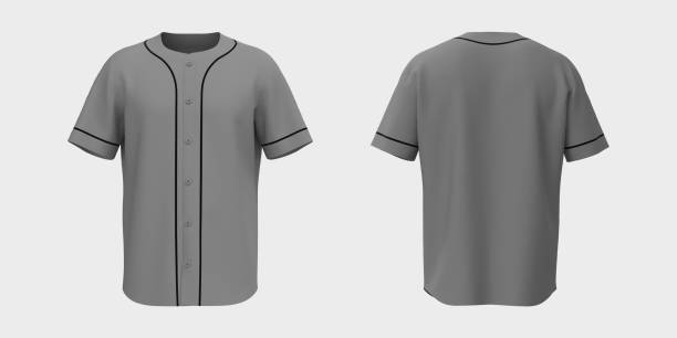 istock Baseball t-Shirt mockup in front and back views 1326352347