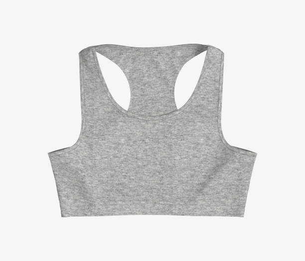 istock Women's sports bra mockup in front view 1326352359