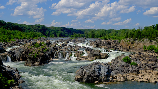 View from second station at Great Falls Park