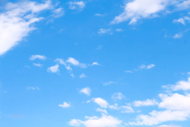 istock Summer cloud on vast bright blue sky background with space 1326368872