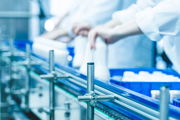 istock The dairy workers are busy 1326372826