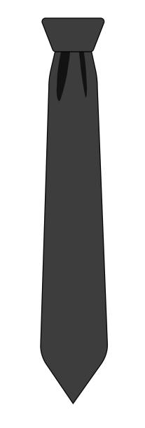 istock A graphic illustration of A neck tie in Black for use as an icon, logo or web decoration 1326385627