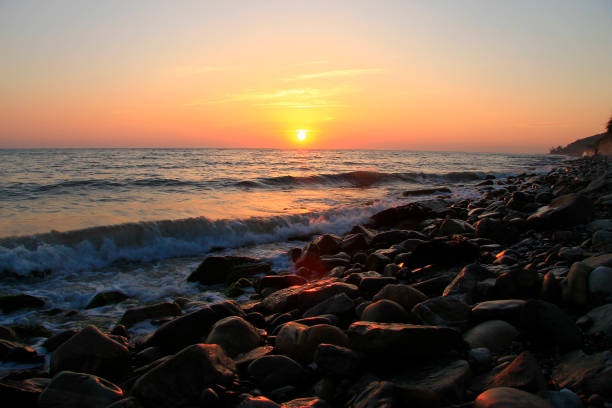 istock A subtropical sunset over sea. Tha Black sea seashore 1326389736