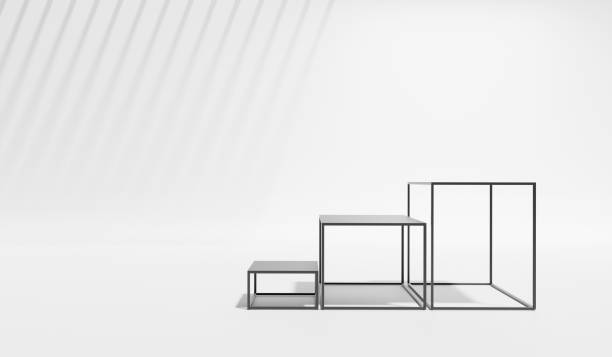 istock 3D rendering of pedestal podium, Abstract minimal display empty space. Geometry podium for beauty cosmetic products or showcase. 1326394856