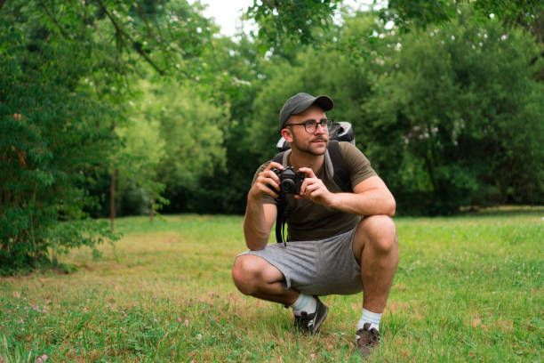 istock Amateur photographer in nature 1326394942