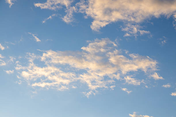 istock Sky with windy weather clouds scattered by harsh wind. Windy weather concept. Climate change background. 1326395144
