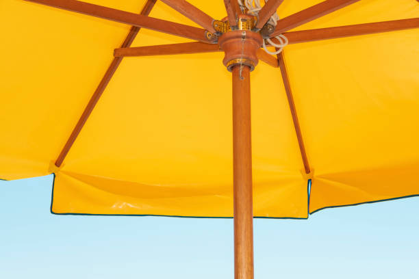 istock Colorful beach umbrella close up 1326399581