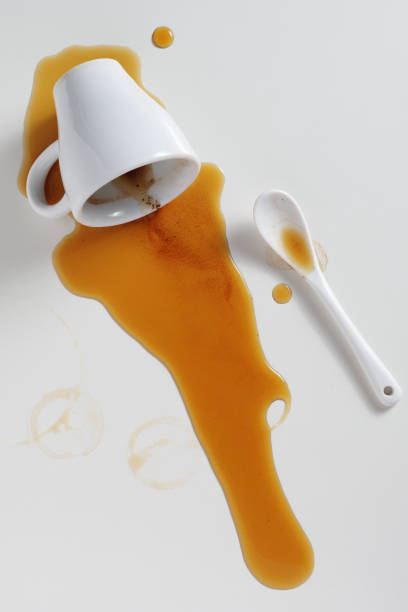 istock Spilled cup of coffee 1326404473