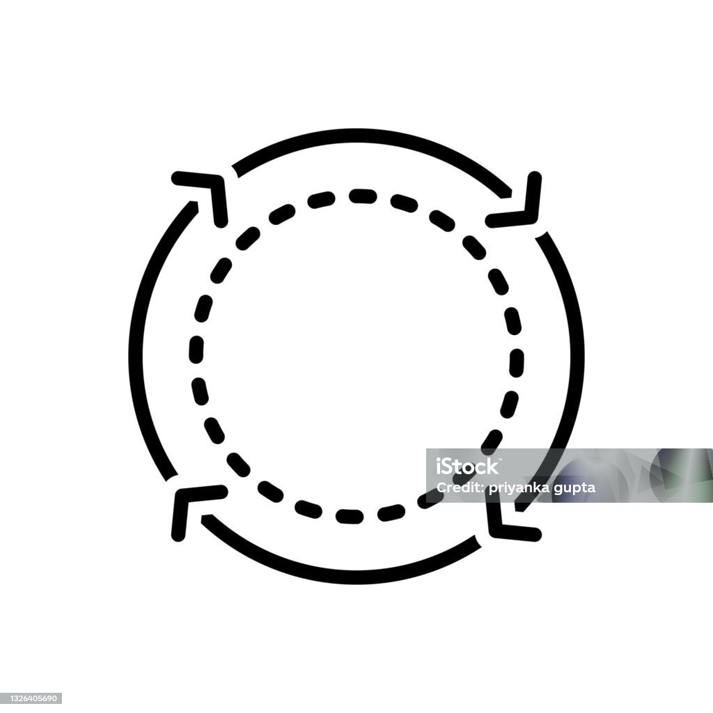 Reset Loop Icon Cycle Reset Stock Illustration - Download Image Now - Bicycle, Carousel ...