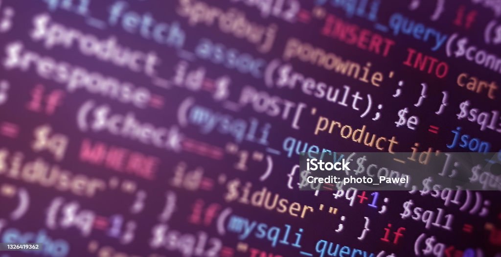 Coding Concept Software Development Monitor Technology Display ...