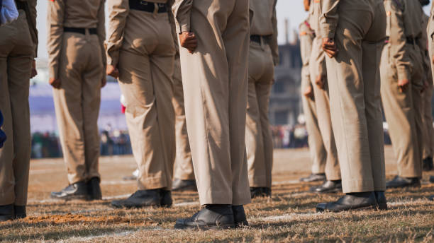 istock Indian police doing republic day parade 1326421975