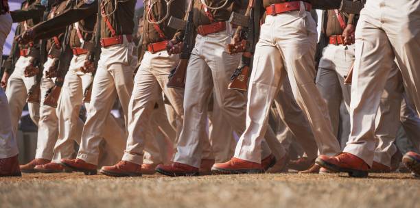 istock Indian police doing republic day parade 1326421993