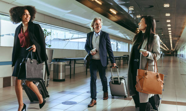 istock Business people going on international travel 1326434709
