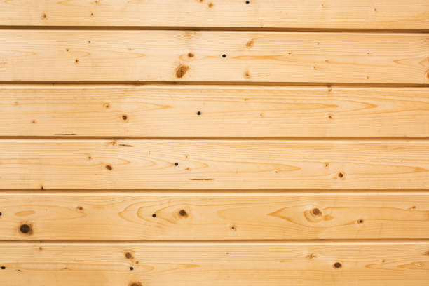 istock Fragment of new wooden wall 1326437223
