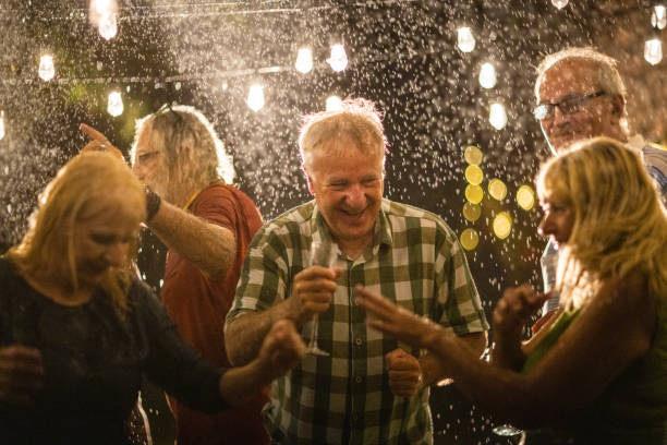 istock Summer rain won't stop us to partying 1326439000