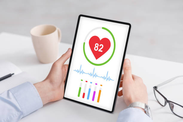 istock Cropped of man using healthcare application on digital tablet 1326441027