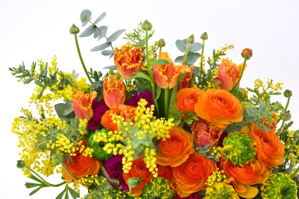 istock Flower arrangement on white background 1326443761