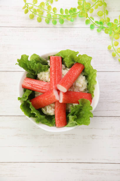 istock Salad using the surimi of the crab flavor 1326445793