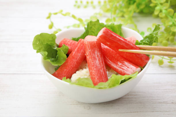 istock Salad using the surimi of the crab flavor 1326445798