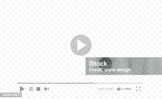 istock Play video sign isolated on transparent background. Video player interface. Vector illustration. 1326449672