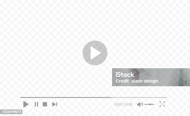 Play Video Sign Isolated On Transparent Background Video Player Interface Vector Illustration Stock Illustration - Download Image Now