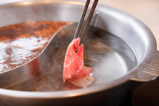 istock Delicious meat dish made in an iron pan 1326449892