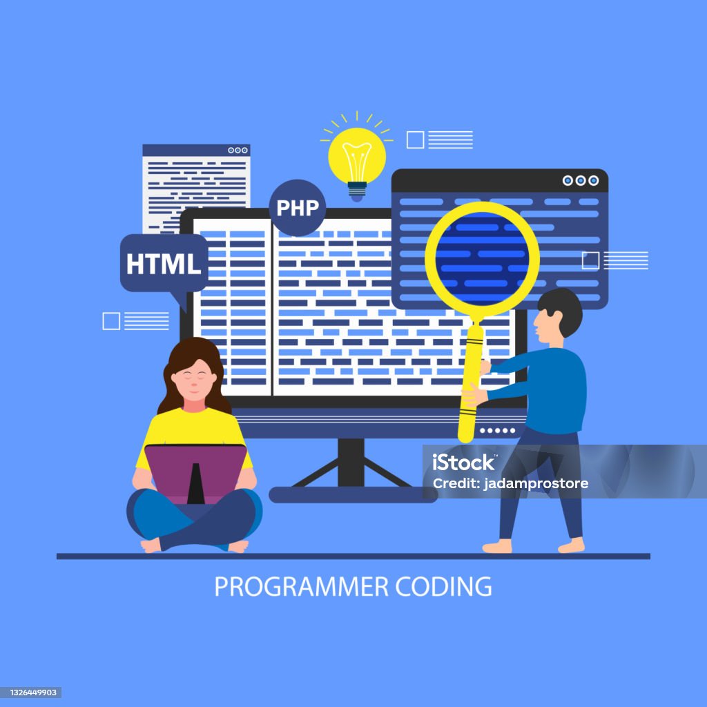 Developing Programming And Coding Technologies Young Programmer Coding ...