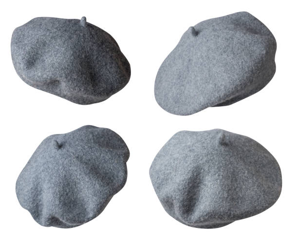 istock Beret isolated on white background. hat female beret 1326449952