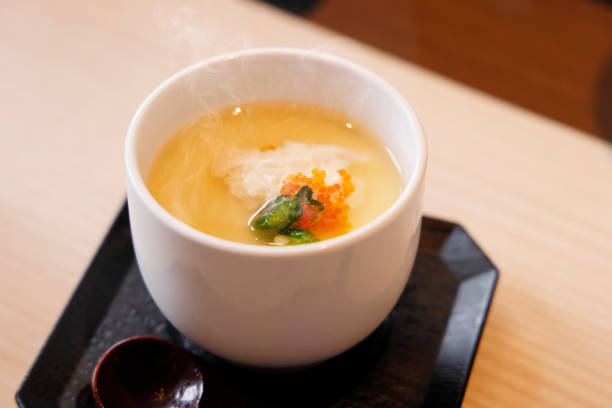 istock Steamed egg that looks delicious in a white bowl 1326450922
