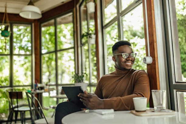 istock Adult African man, thinking about his day. 1326451036