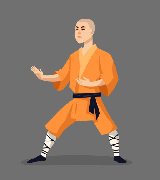 Cartoon Of Shaolin Monks Illustrations, Royalty-Free Vector Graphics & Clip  Art - iStock