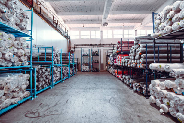 istock Stacked Warehouse With Abundance Of Materials 1326454410