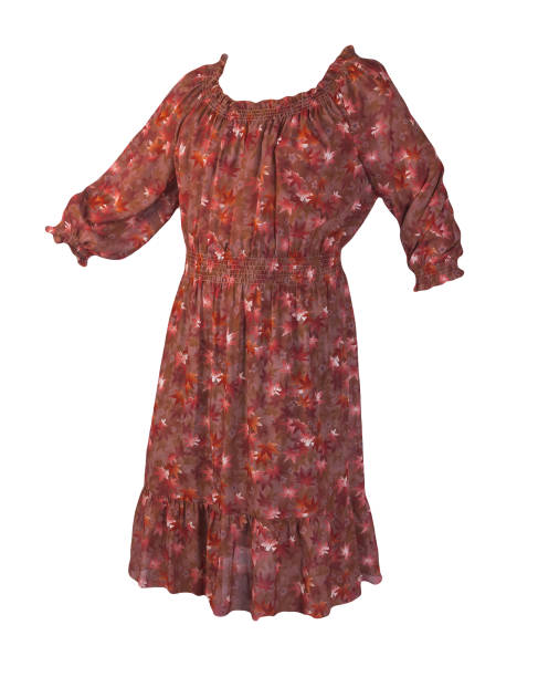 istock female summer dress with buttons isolated on white background. 1326465621