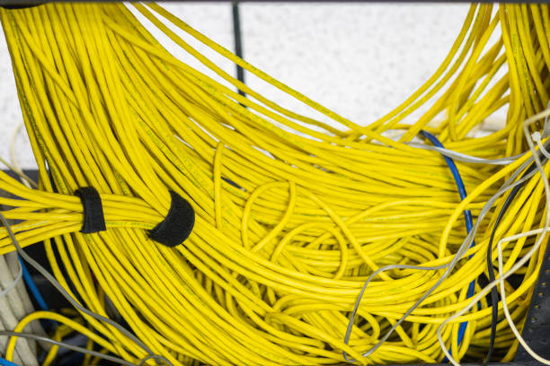 istock The yellow network cables in the server room for connecting to a network internet 1326466526