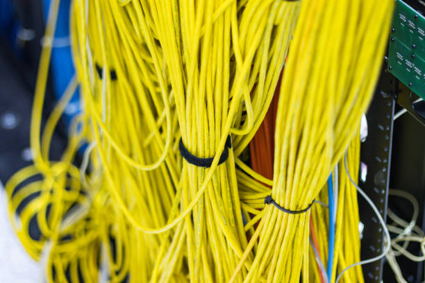 istock The yellow network cables in the server room for connecting to a network internet 1326466557