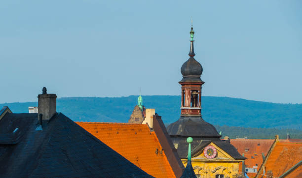 Town Hall Tower Bamberg Germany from above