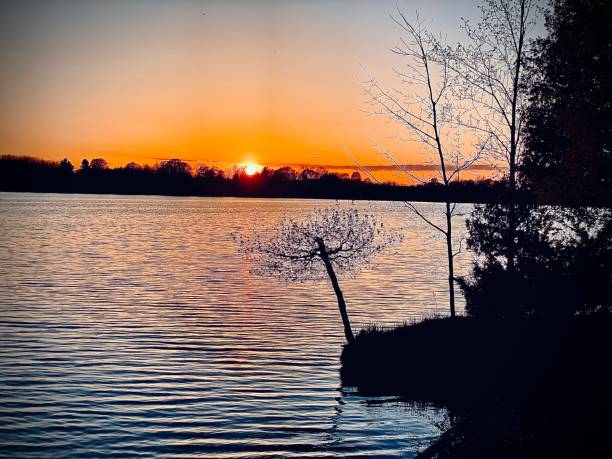 istock Strawberry Sunset on The Lake 1326467916