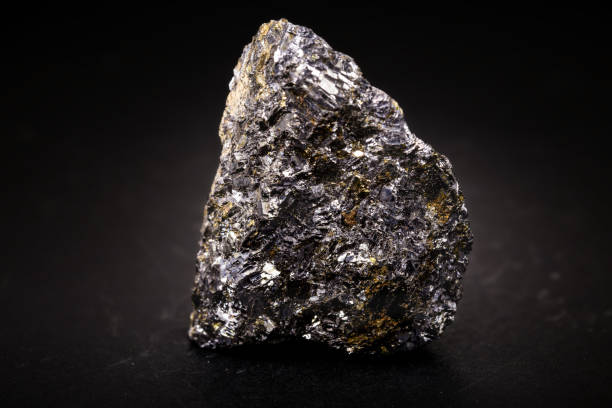 istock sphalerite ore (ZnS), also called blend, main source of zinc sulfide 1326482352