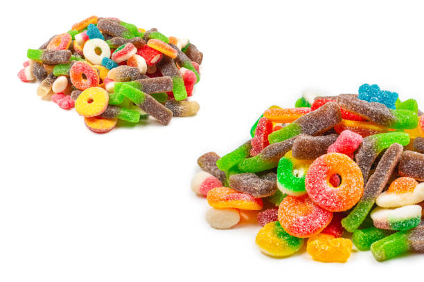 istock Assorted gummy candies. Top view. Jelly  sweets. 1326488304