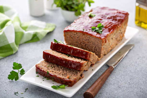 istock Meatloaf with spicy glaze 1326497476