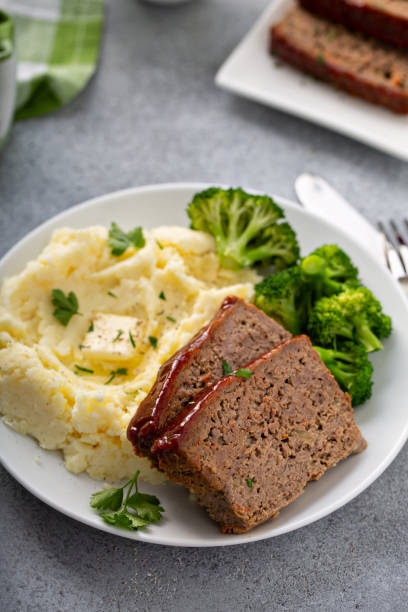 istock Meatloaf with spicy glaze 1326497484