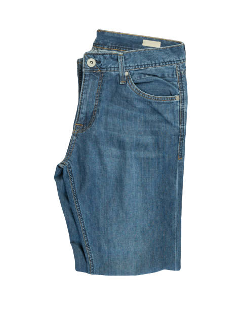 istock Blue jeans isolated on white background.Beautiful jeans 1326506599