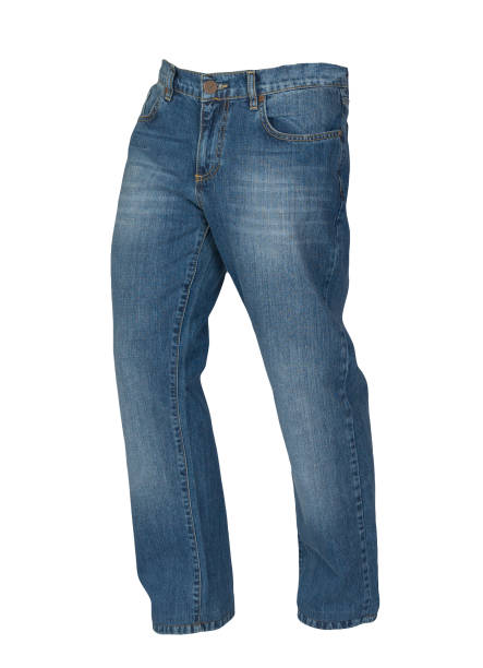 istock Blue jeans isolated on white background.Beautiful jeans 1326506652