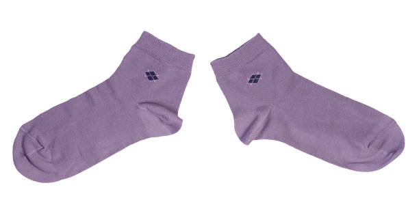istock cotton socks isolated on a white background. 1326506669