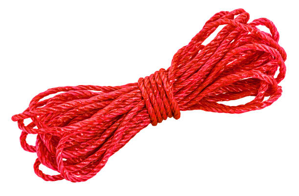 istock red rope, cord skein isolated on white background 1326511587