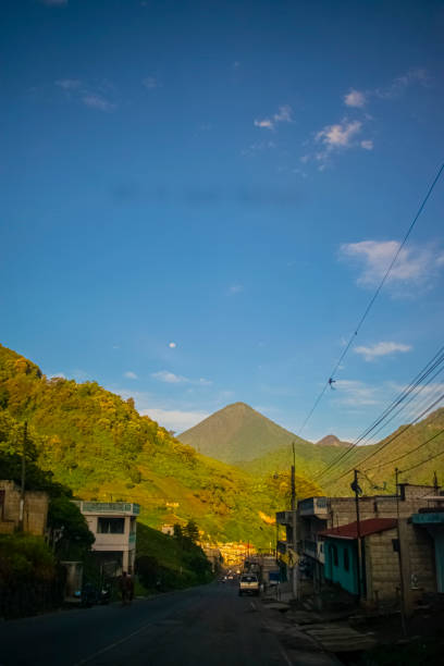 istock beautiful road landscape with volcano background 1326516370